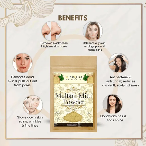 Organic_100%_Pure_Multani_Mitti_Powder_(Fuller'S_Earth)_Skin_Face_Clays_(200G)_Grade_1_Face_Pack_Ayurvedic_&_Herbal