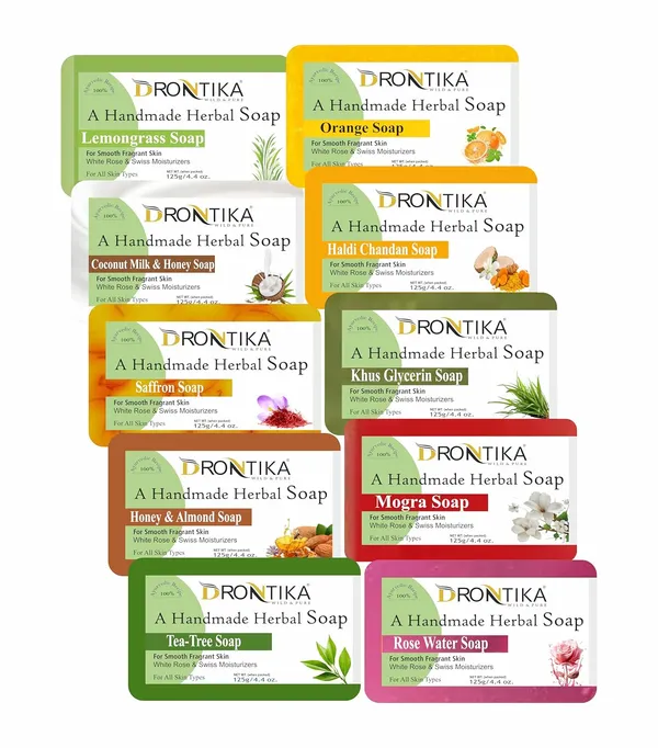 Herbal_Handmade_Bath_Soap_By_Wild_&_Pure,_Pack_Of_10_(125Gm_Each)