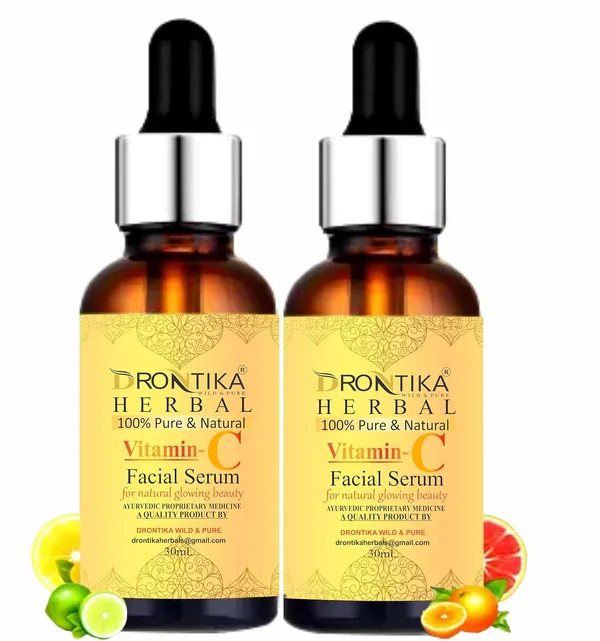 Herbal_Vitamin_C_Face_Serum,_For_Nourished_&_Bright_Skin_With_Antioxidant_Rich_Vitamin_C_&_Kakadu_Plum_Extract,_Non_Greasy,_30_Ml_(Pack_Of_2)
