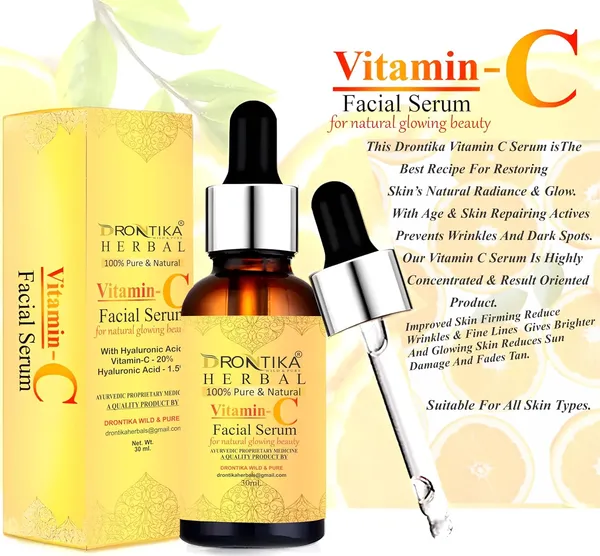 Herbal_Vitamin_C_Face_Serum,_For_Nourished_&_Bright_Skin_With_Antioxidant_Rich_Vitamin_C_&_Kakadu_Plum_Extract,_Non_Greasy,_30_Ml_(Pack_Of_2)