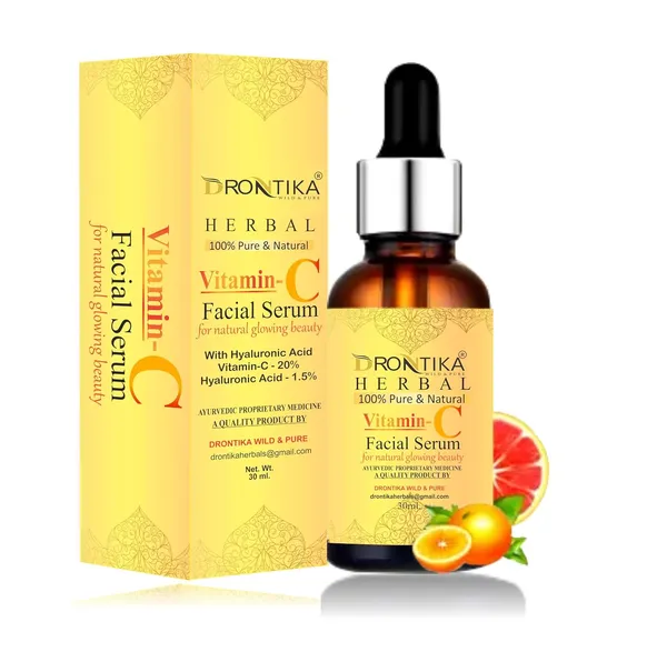 Herbal_Vitamin_C_Face_Serum,_For_Nourished_&_Bright_Skin_With_Antioxidant_Rich_Vitamin_C_&_Kakadu_Plum_Extract,_Non_Greasy,_30_Ml_(Pack_Of_2)