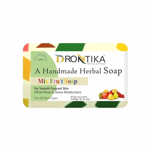 Handmade_Assorted_Bath_Soap_Lemon_And_Fruit_Combo_Of_Fresh_(Pack_Of_8)_Each_125Gm