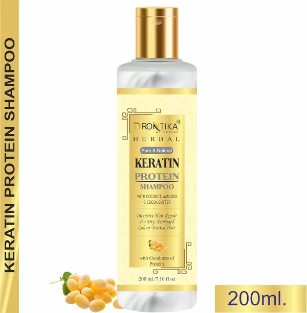 Herbal_Pure_Keratin_Shampoo_With_Coconut_Oil,_Avocado_&_Shea_Butter-_Intense_Hair_Repair_For_Dry,_Damaged_&_Color_Treated_Hair_No_Parabens_Silicons_Or_Sulphate_200_Ml_(Pack_Of_2)