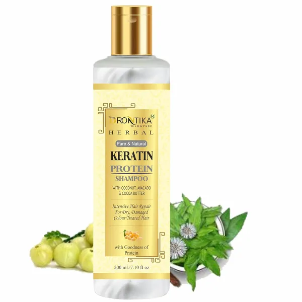 Herbal_Pure_Keratin_Shampoo_With_Coconut_Oil,_Avocado_&_Shea_Butter-_Intense_Hair_Repair_For_Dry,_Damaged_&_Color_Treated_Hair_No_Parabens_Silicons_Or_Sulphate_200_Ml_(Pack_Of_2)