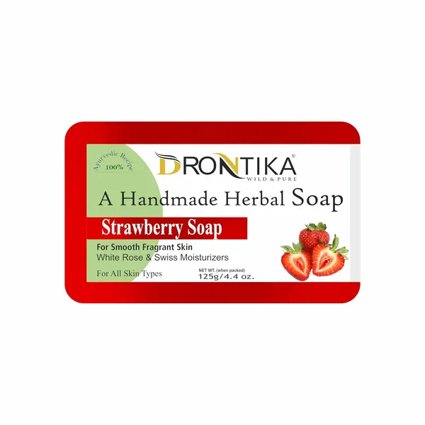 Strawberry_Skin_Soap__Handmade,_100%_Pure,_Natural_&_Cold_Processed_Grade_1_Bis_Standard_Premium_&_Luxurious_Soap_With_Essential_Oils,_Exotic_Herbs_&_Aroma,_(Pack_Of_4)125_G_Each