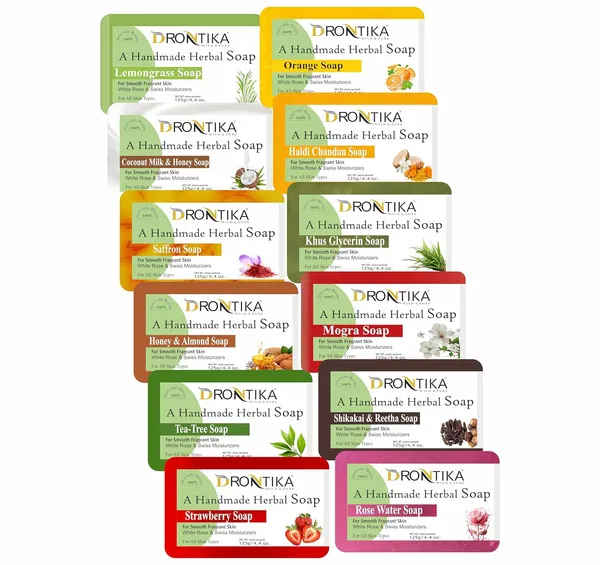 Assorted_Handmade_Soaps_With_Essential_Oils,_Set_Of_12,_Moisturizing_For_All_Skin_Types