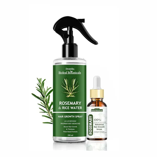 Bioleaf_Botanicals_Rosemary_Hair_Growth_Combo_Rosemary_Water_Hair_Spray_(200Ml)_&_Advanced_Hair_Growth_Serum_(30Ml)_Strengthens_Roots,_Reduces_Fall_&_Promotes_Thicker,_Fuller_Hair