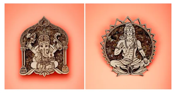 Pack_Of_2_Natural_Wood_And_Amber_Magnet_Shiva_&_Magnet_Ganesha