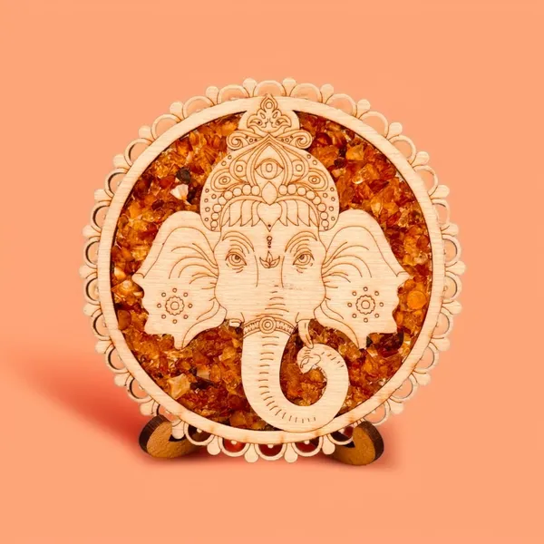 Natural_Wood_And_Amber_Vitraz_Ganesha_Face_For_Home_Decor