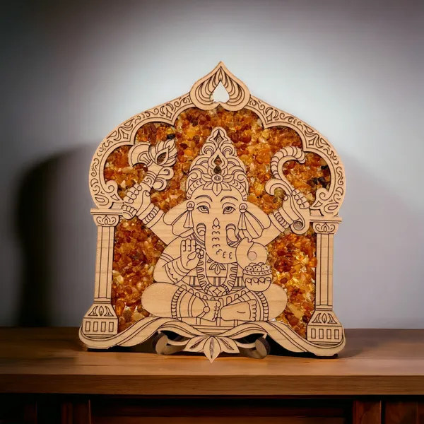 Real_Wood_And_Amber_Vitraz_Ganesha_Arch_For_Home_Decor