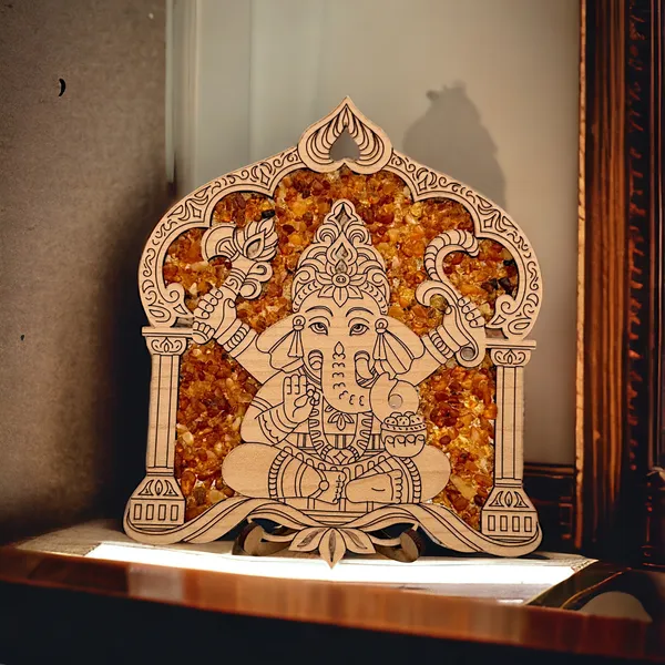Real_Wood_And_Amber_Vitraz_Ganesha_Arch_For_Home_Decor