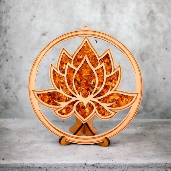 Real_Wood_And_Amber_Vitraz_Lotus_Cut_For_Home_Decor