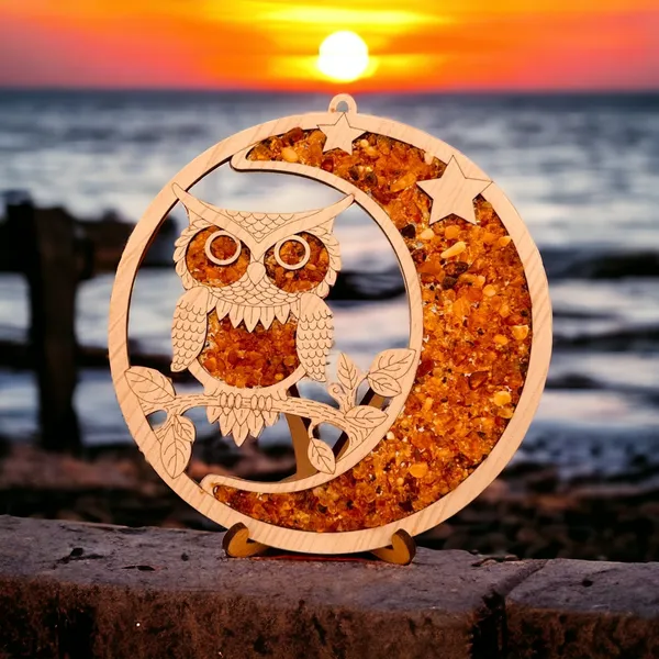 Real_Wood_And_Amber_Vitraz_Owl_And_Moon_For_Home_Decor