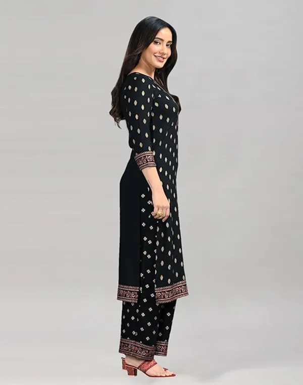 Bainkutpuri_Women's_Rayon_Stylish_Printed_Kurta_Pant_Set_for_Women