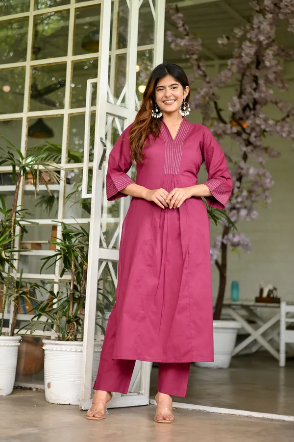 Maroon_Cotton_Embroidered_Co-Ord_Set_For_Women
