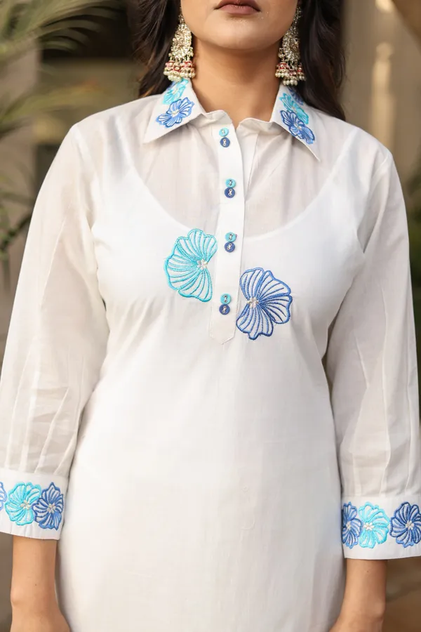 Bainkutpuri_Women's_Cotton_White_Embroidered_co-ord_set