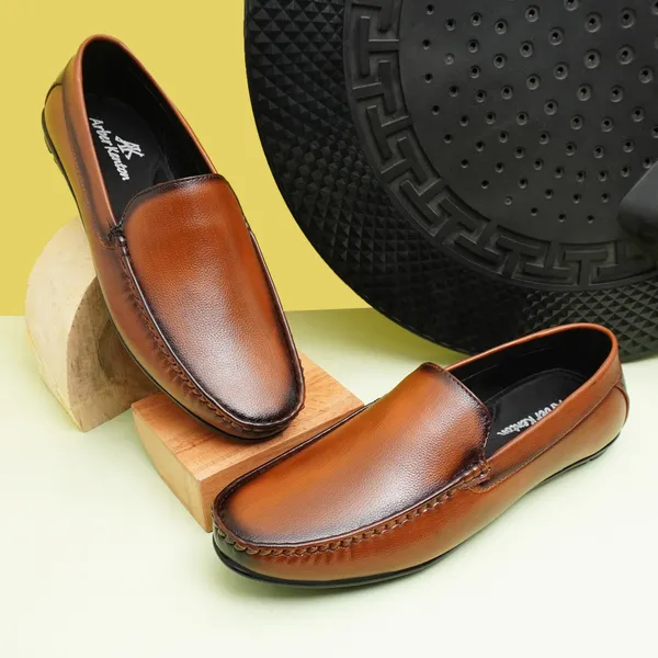 Tan_Synthetic_Premium_Loafers_For_Men