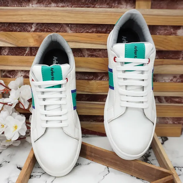 White_Synthetic_Stylish_Sneakers_For_Men