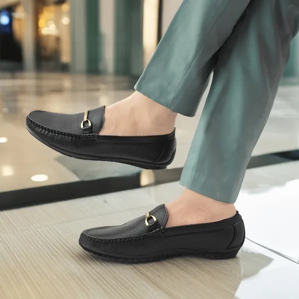 Black_Synthetic_Ethnic_Loafers_For_Men