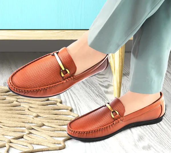 Brown_Synthetic_Ethnic_Loafers_For_Men