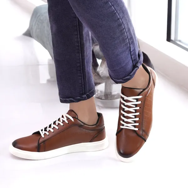 Tan_Synthetic_Embossed_Designs_With_Memory_Foam_Insole_Sneakers_For_Men