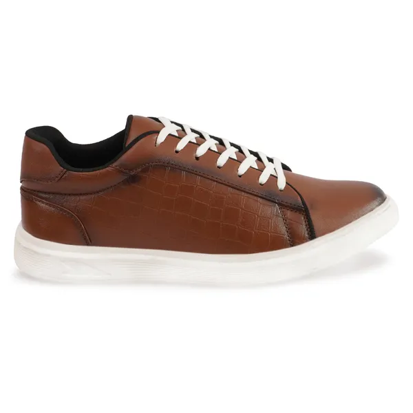 Tan_Synthetic_Embossed_Designs_With_Memory_Foam_Insole_Sneakers_For_Men