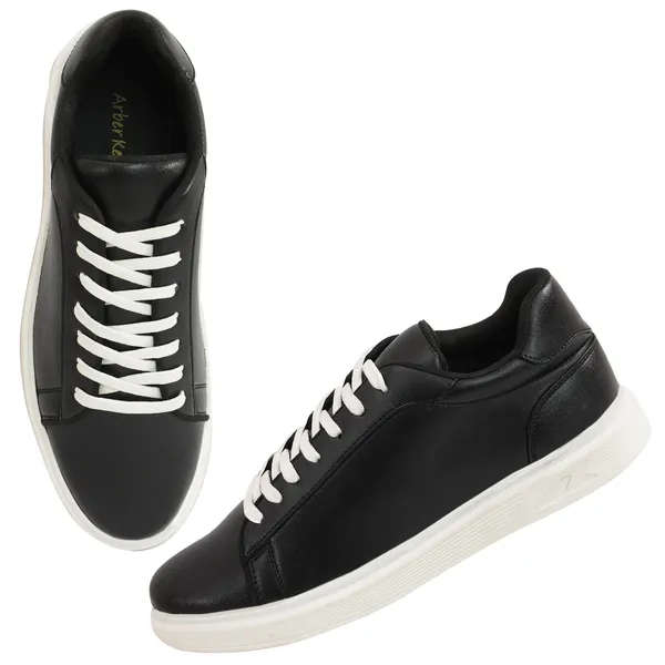 Black_Synthetic_Memory_Foam_Insole_Sneakers_For_Men