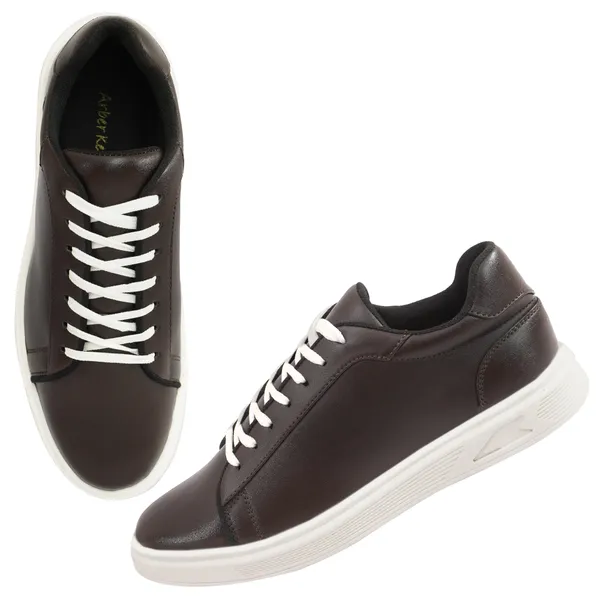 Brown_Synthetic_Memory_Foam_Insole_Sneakers_For_Men