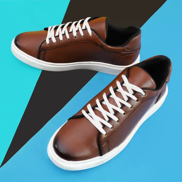 Tan_Synthetic_Memory_Foam_Insole_Sneakers_For_Men