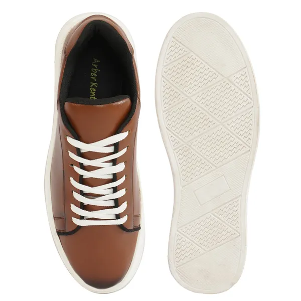 Tan_Synthetic_Memory_Foam_Insole_Sneakers_For_Men
