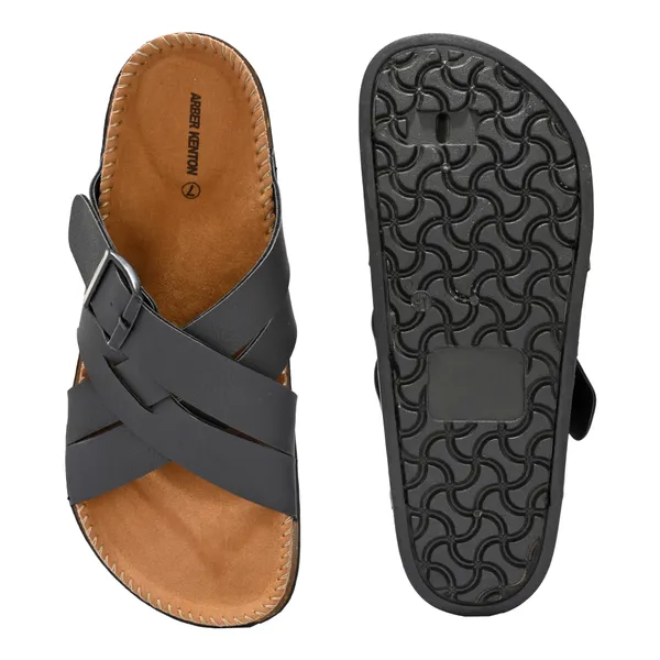 Black_Premium_Comfortable_Men_Sandal