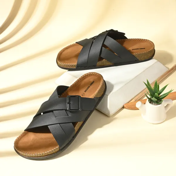 Black_Premium_Comfortable_Men_Sandal