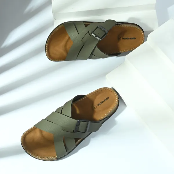 Olive_Green_Premium_Comfortable_Men_Sandal