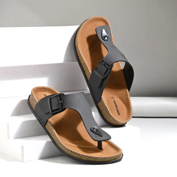 Black_Premium_Comfortable_Men_Sandal
