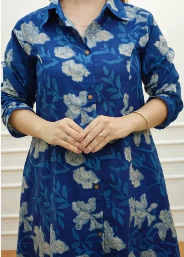 Multicolor_Rayon_Kurti_With_Pant_Printed_For_Women