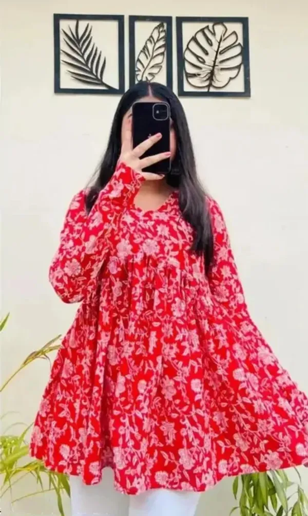 Red_Rayon_Printed_Top__For_Women