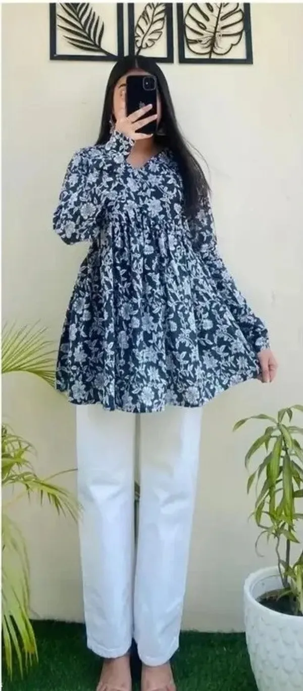 Blue_Rayon_Printed_Top__For_Women