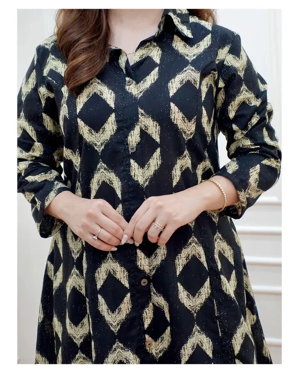 Multicolor_Rayon_Kurti_With_Pant_Printed_For_Women