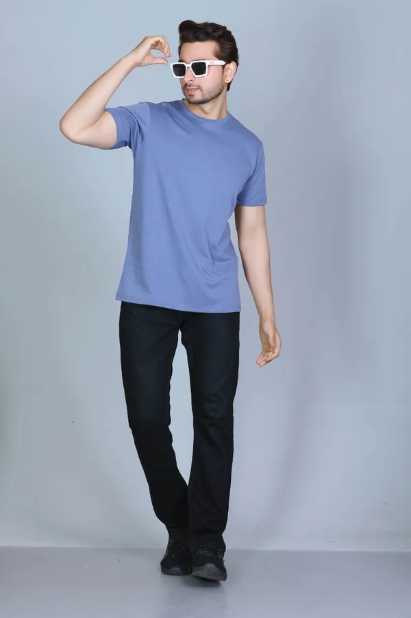 Sky_Blue_Cotton_Regular_Classic_Fit_Plain_T_Shirt_For_Men