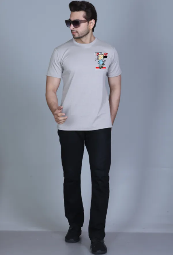 Grey_Cotton_Half_Sleeve_Regular_Printed_Tshirt_For_Men