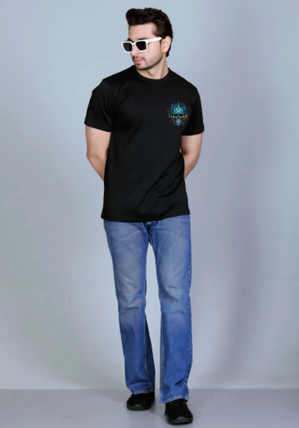 Brown_&_Black_Cotton_Half_Sleeve_Regular_Printed_T_Shirt_For_Men_Pack_Of_2