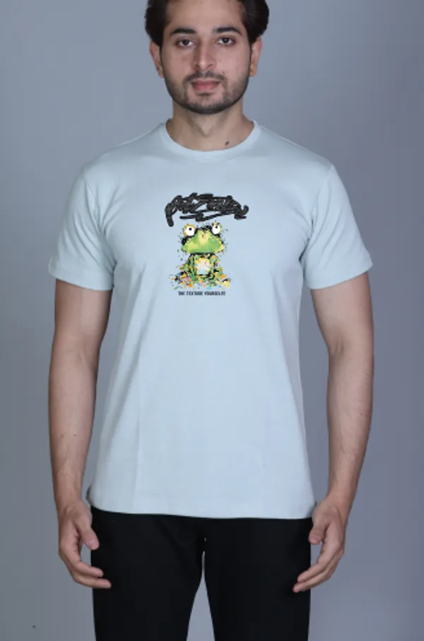 Sky_Blue_Cotton_Half_Sleeve_Regular_Printed_Tshirt_For_Men