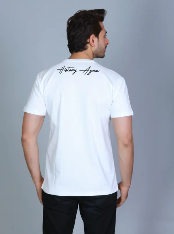 White_Cotton_Half_Sleeve_Regular_Printed_Tshirt_For_Men