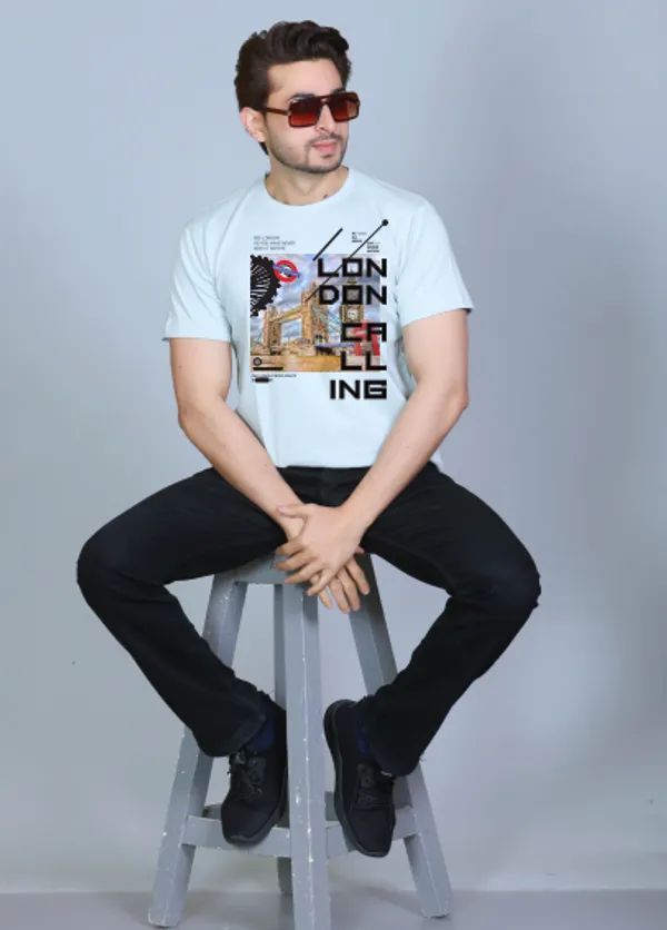 Sky_Blue_Cotton_Half_Sleeve_Regular_Printed_Tshirt_For_Men