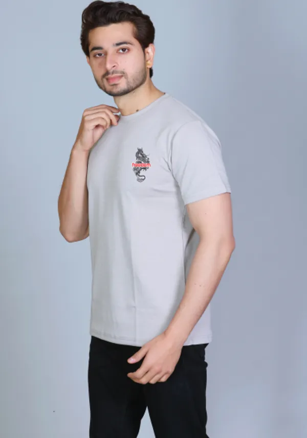 Grey_&_White_Cotton_Half_Sleeve_Regular_Printed_Tshirt_For_Men_Pack_Of_2