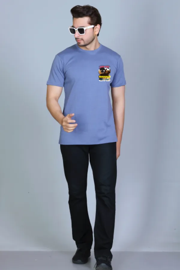 Cobalt_Blue_Cotton_Half_Sleeve_Regular_Printed_Tshirt_For_Men