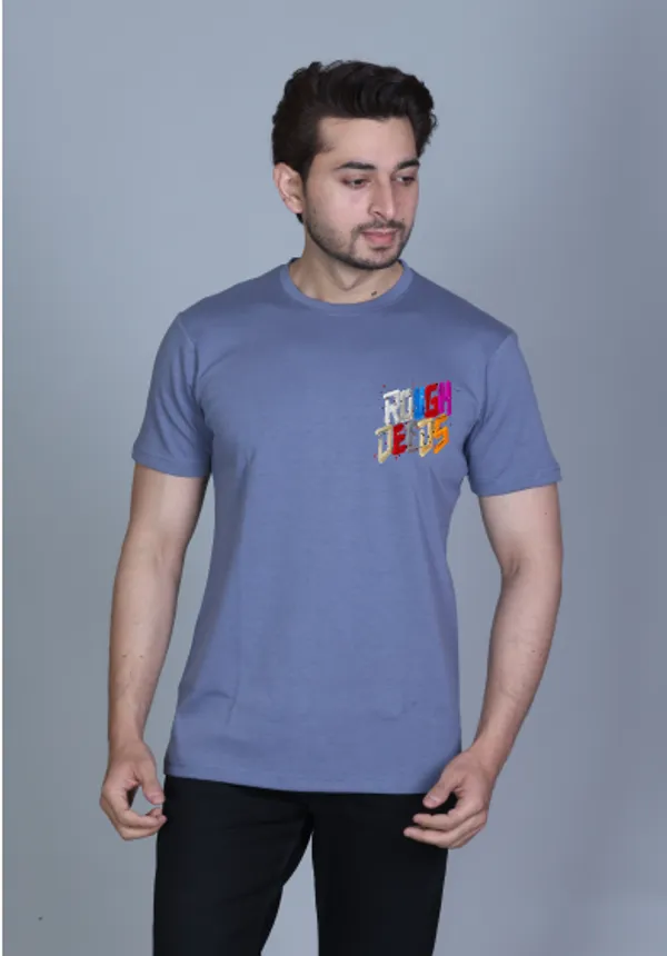 Sky_Blue_&_Cobalt_Blue_Cotton_Half_Sleeve_Regular_Printed_Tshirt_For_Men_Pack_Of_2