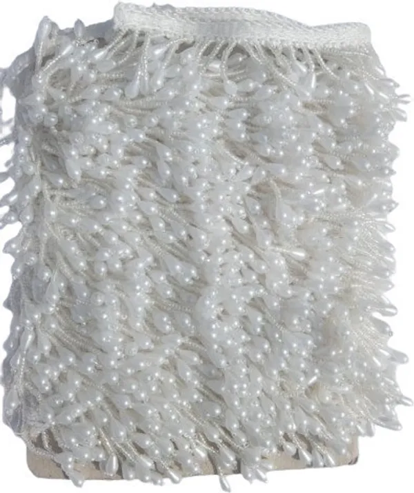 White_Silk_Stylish_Beading_Lace_For_Saree,_Suit,_Lehenga,_Blouse,_Art_&_Craft_(5_Mtr)