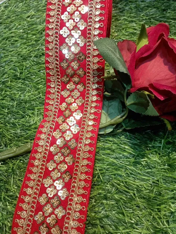Red_Silk_Stylish_Beading_Lace_For_Saree,_Suit,_Lehenga,_Blouse,_Art_&_Craft_(9_Mtr)