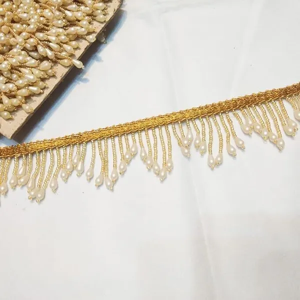 White_Silk_Stylish_Beading_Lace_For_Saree,_Suit,_Lehenga,_Blouse,_Art_&_Craft_(8_Mtr)
